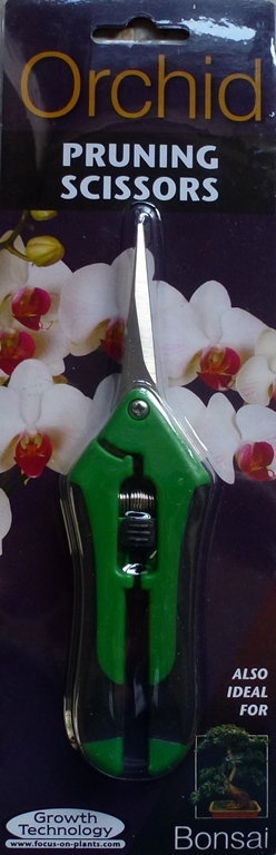 Orchid Pruning Scissors Green